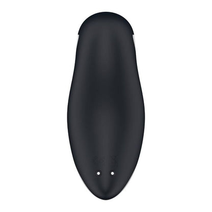 Satisfyer Orca - Estimulador Clitoriano com Pulso de Ar e Vibração em silicone preto e branco.