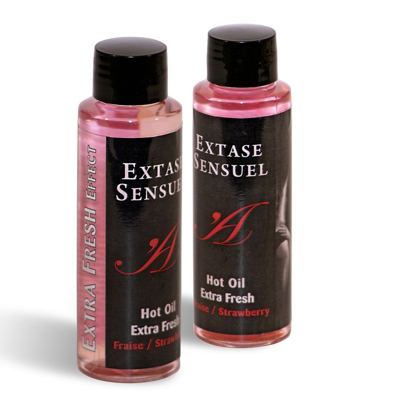 Aceite de Masaje con Efecto Fresa Extra Fresco 100 ml