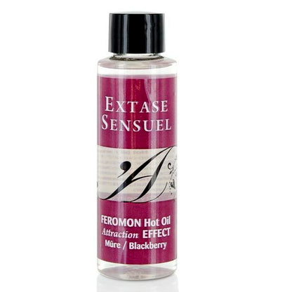 Aceite de Masaje Efecto Calor con Feromonas de Blackberry 100 ml