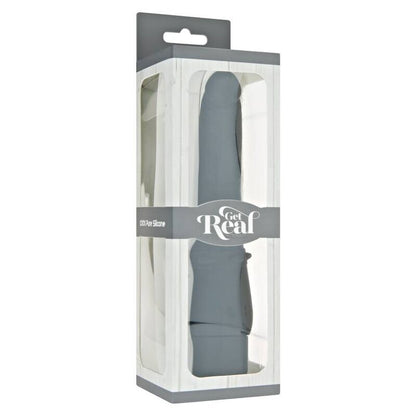 GET REAL - VIBRADOR CLÁSICO SUAVE NEGRO