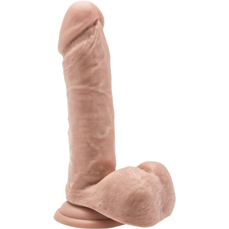 GET REAL - DILDO DE 18 CM CON BOLAS Y PIEL