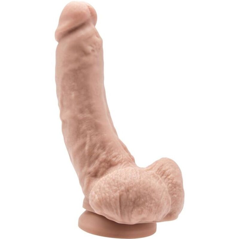 GET REAL - DILDO DE 20,5 CM CON BOLAS Y PIEL