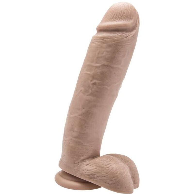 GET REAL - DILDO DE 25,5 CM CON BOLAS Y PIEL