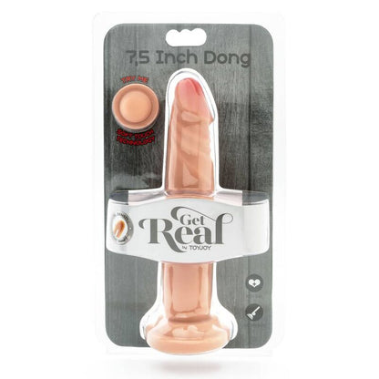 GET REAL - DONG PIEL DE DOBLE DENSIDAD 19 CM