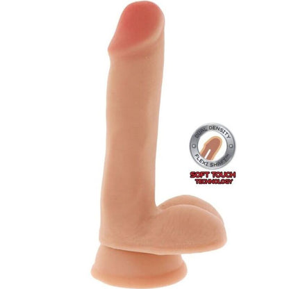 GET REAL - DILDO DE PIEL DE BOLA DE DOBLE DENSIDAD DE 17 CM