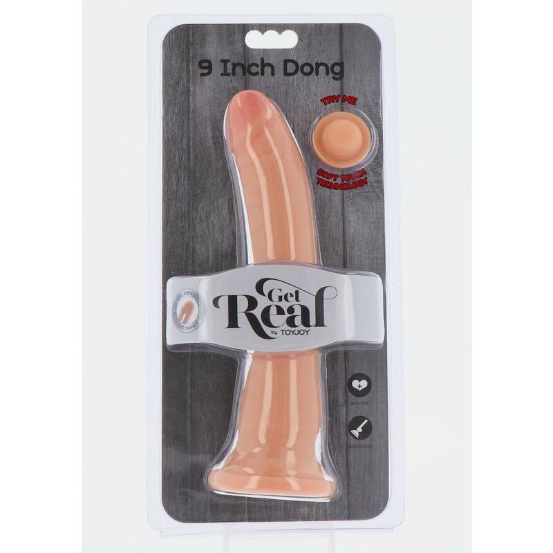 GET REAL - DONG PIEL DE DOBLE DENSIDAD 20,5 CM
