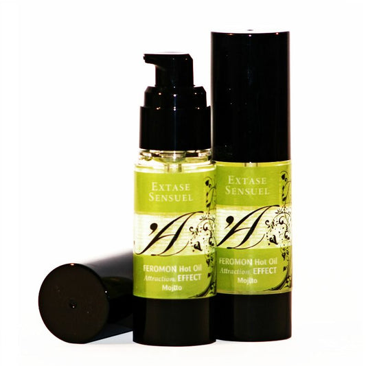 Aceite de Masaje con Efecto Calor y Feromonas Mojito 30 ml