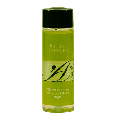 Aceite de Masaje Efecto Calor con Feromonas Mojito 100 ML