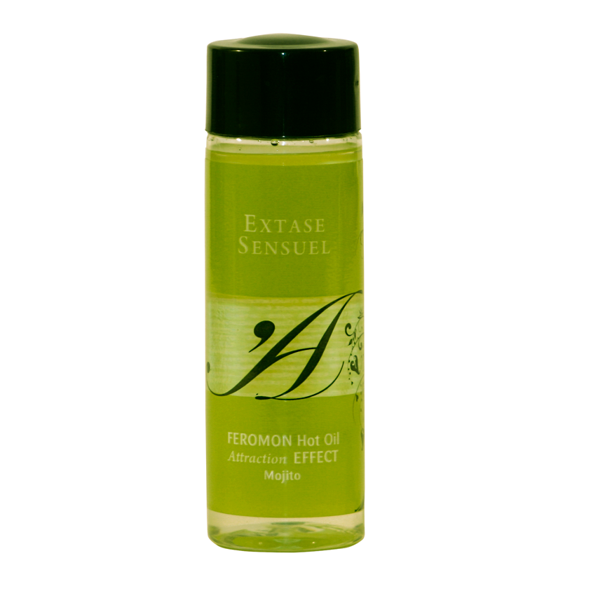Aceite de Masaje Efecto Calor con Feromonas Mojito 100 ML
