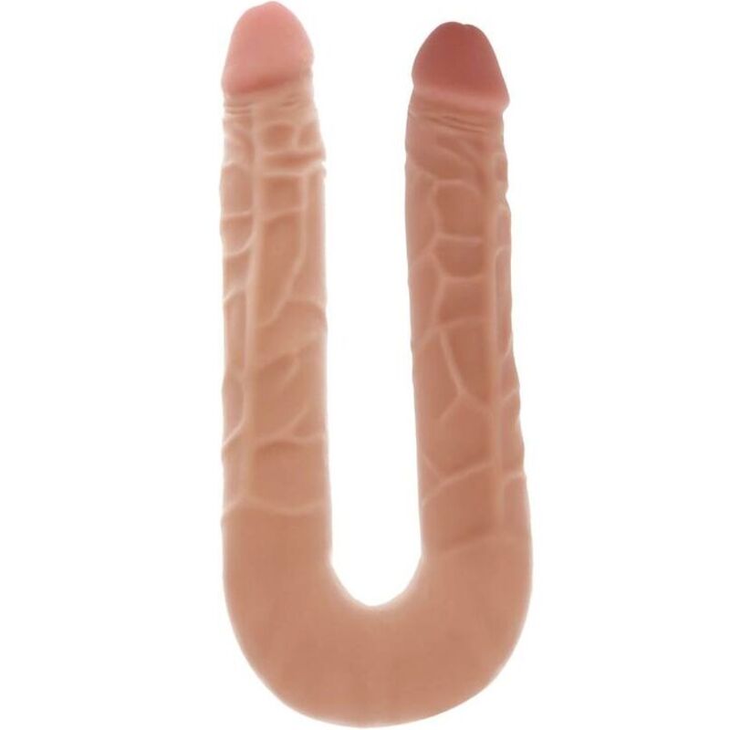 HAZLO REAL - DOBLE DONG 40 CM PIEL