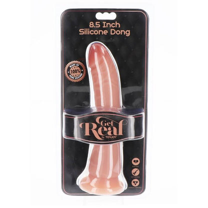 GET REAL - DONG DE SILICONA 21 CM DE CUERO