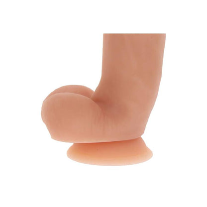 GET REAL - DILDO DE SILICONA DE 18 CM CON BOLAS Y PIEL