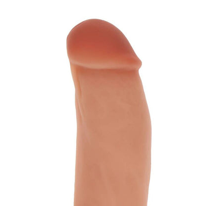 GET REAL - DILDO DE SILICONA DE 18 CM CON BOLAS Y PIEL