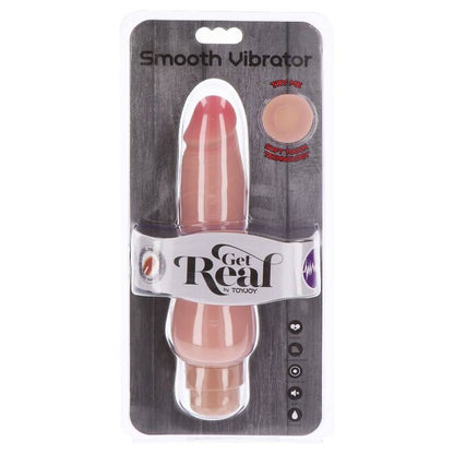 GET REAL - VIBRADOR DE PIEL SUAVE DE DOBLE DENSIDAD