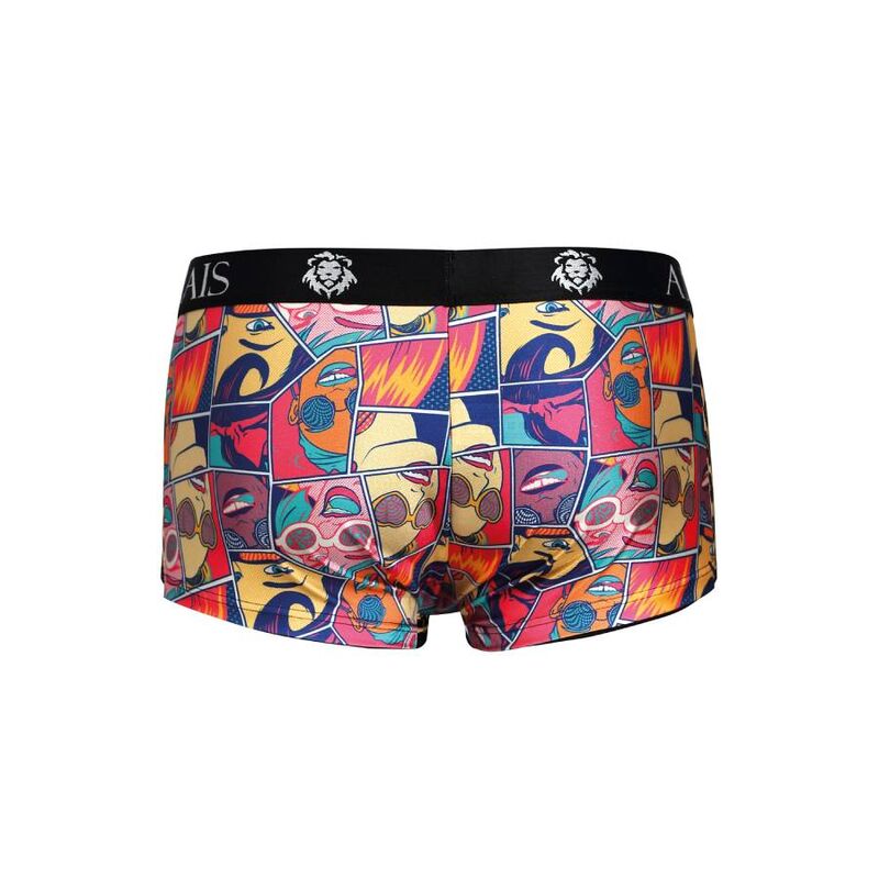 Close-up of the ANAIS MEN Boxer Masculino Comics Tamanho S showing its unique print and soft fabric.