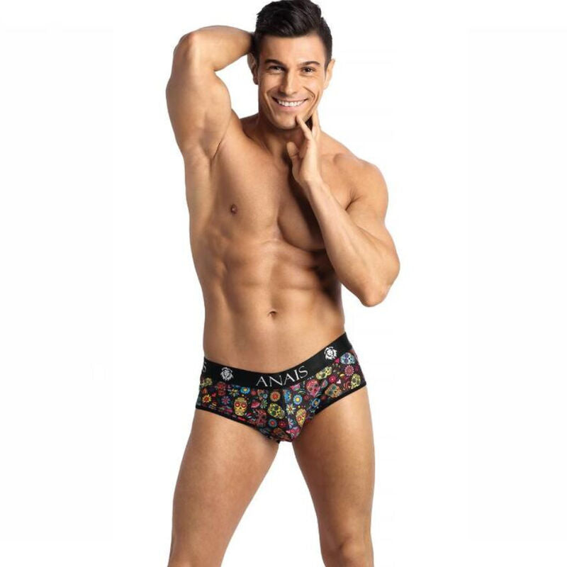 Imagem do Anais Men Jock Bikini México com nádegas abertas, detalhando o design e o material.