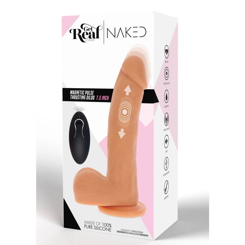 HAZLO REAL - DILDO CON SEGURIDAD DE MUÑECA MAGNÉTICA