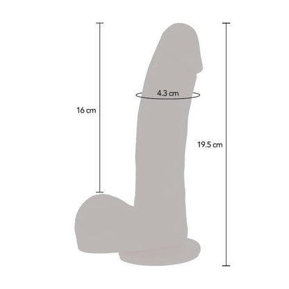 HAZLO REAL - DILDO CON SEGURIDAD DE MUÑECA MAGNÉTICA
