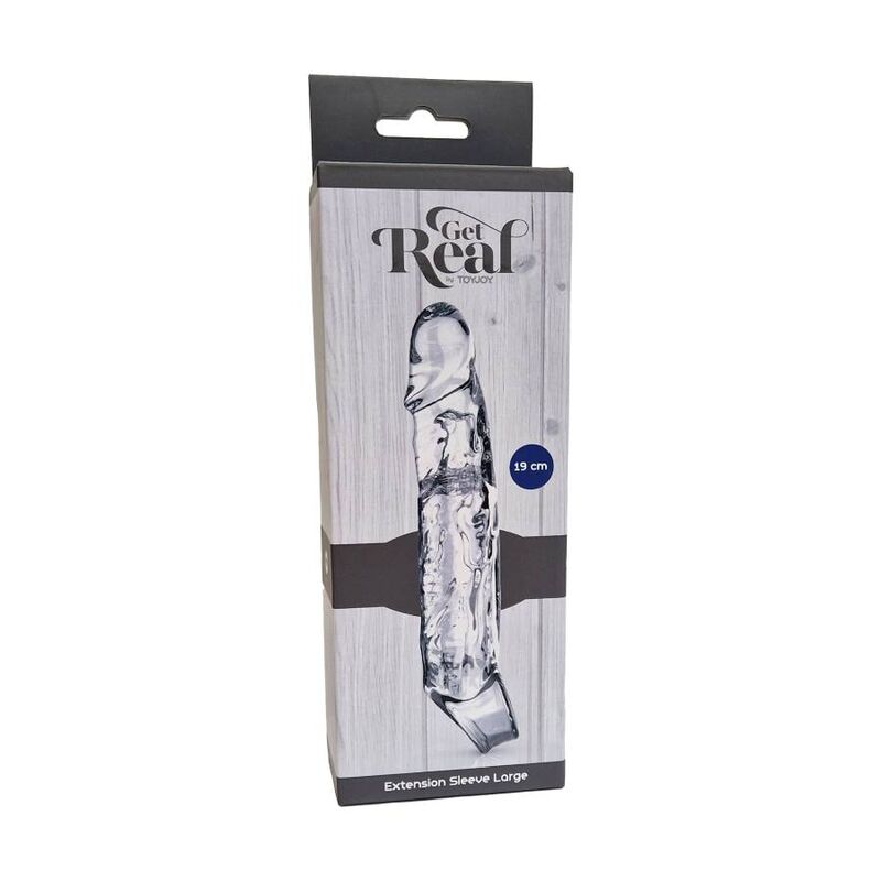 GET REAL - EXTENSIVO LARGO 19 CM TRANSPARENTE