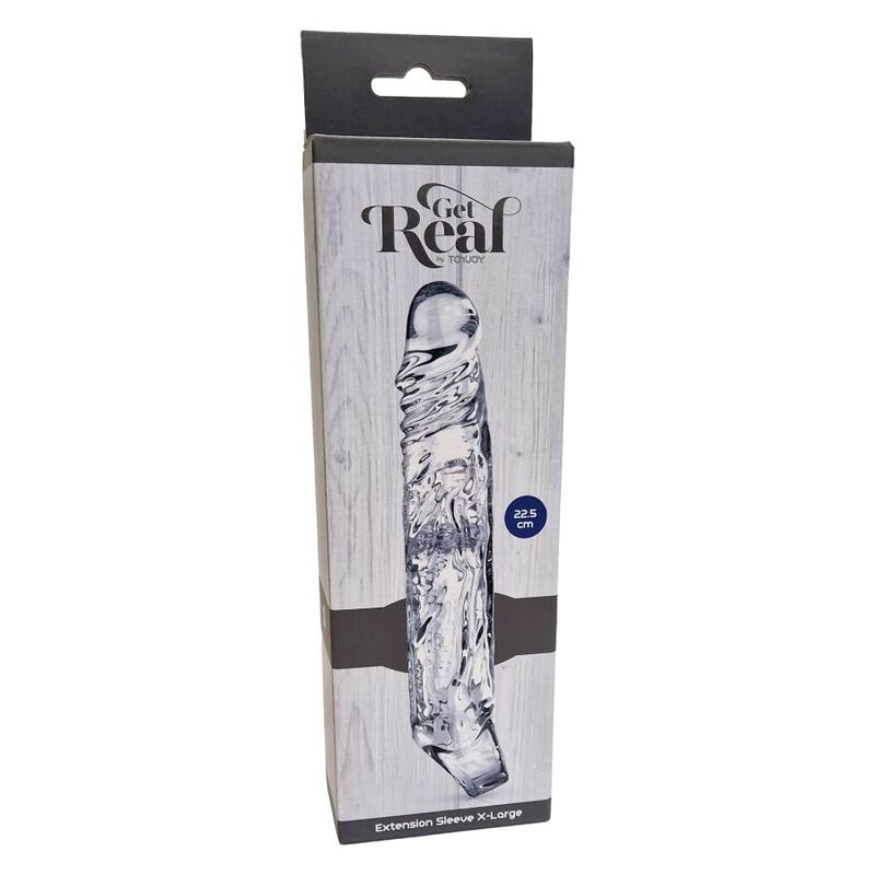 GET REAL - FUNDA EXTENSIONAL TRANSPARENTE EXTRA GRANDE