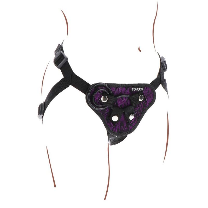 SÉ REAL - CINTURÓN DE ENCAJE MORADO