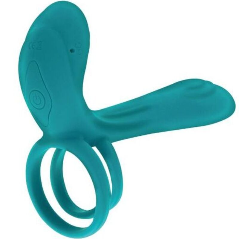 Xocoon Anel Vibrador para Casais Verde, intensificador de prazer e estimulação mútua.