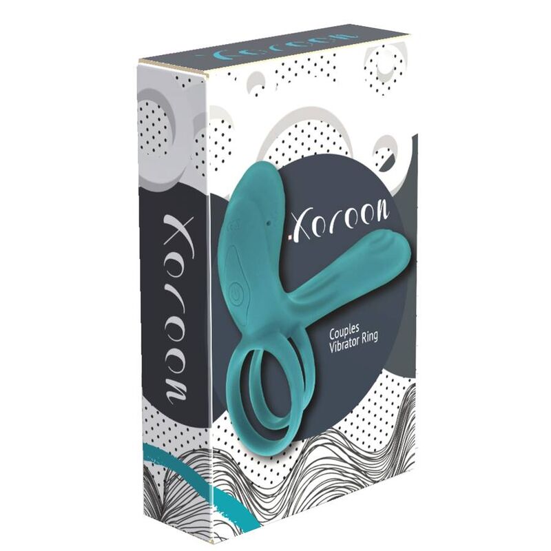 Xocoon Anel Vibrador para Casais Verde, intensificador de prazer e estimulação mútua.