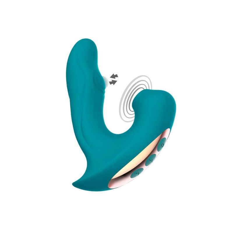 XOCOON Vibrador Estimulador Eternal Love Multi-funções Verde para prazer a dois