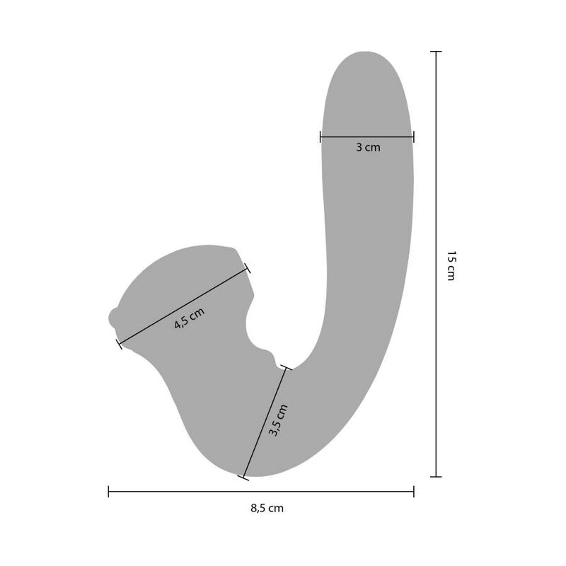 Close-up do Vibrador XOCOON Celestial Love Vibe Fúcsia Duplo Motor, destacando seu design e textura suave de silicone.