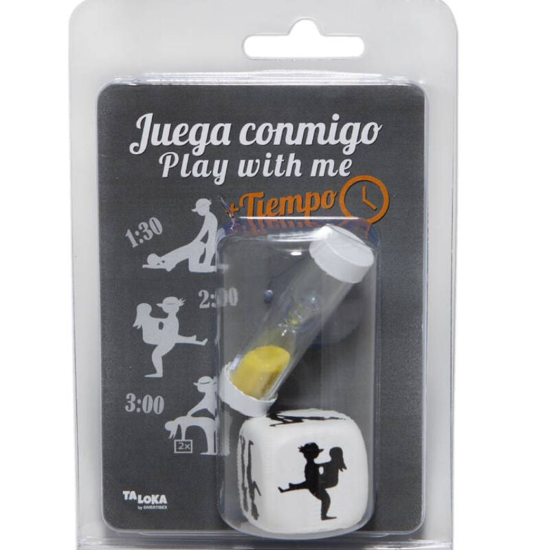 Jogo erótico TALOKA com dados de posições Kamasutra e ampulheta para casais.