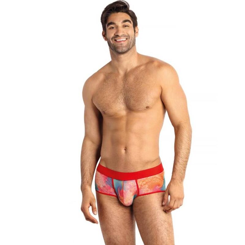 ANAIS MEN Brief Falcon com Estampa Banana, exibindo o design e material de lycra macia.