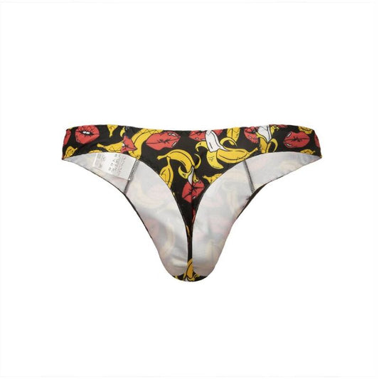 Vista detalhada da Tanga Masculina ANAIS MEN Corda de Banana S, mostrando a estampa e o tecido de lycra.