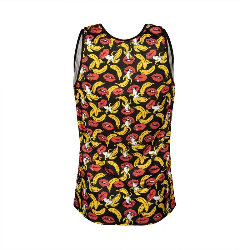 ANAIS MEN Top Masculino Banana Estampado em lycra macia, vista frontal
