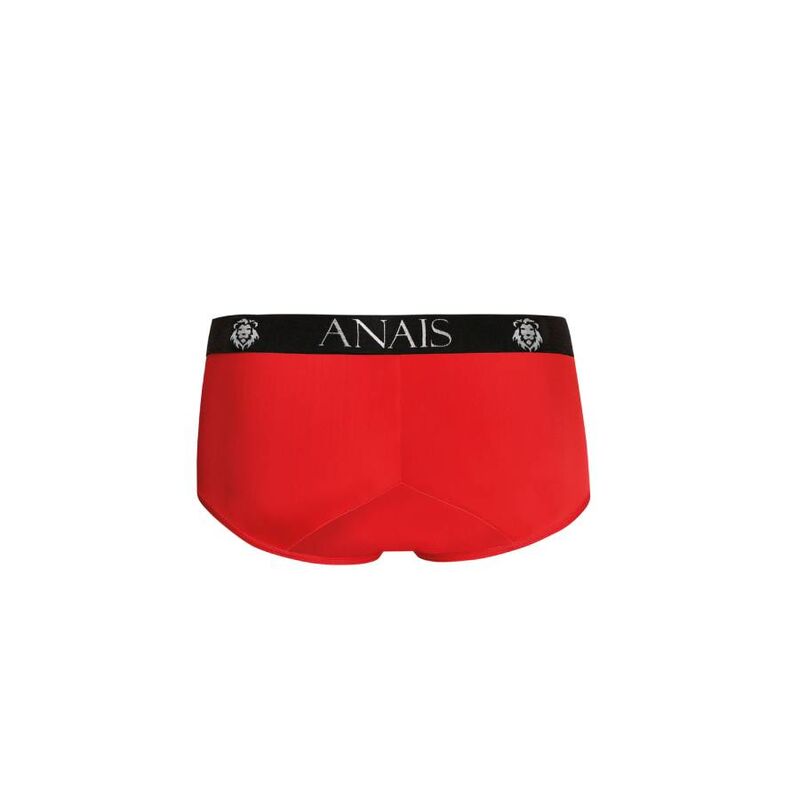 ANAIS MEN Cueca Soul Esportiva em microfibra macia, detalhe do corte e cor vermelha vibrante.