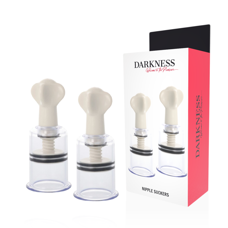Darkness Suctor de Mamilos Transparente 3,1cm para estimulação sensual.