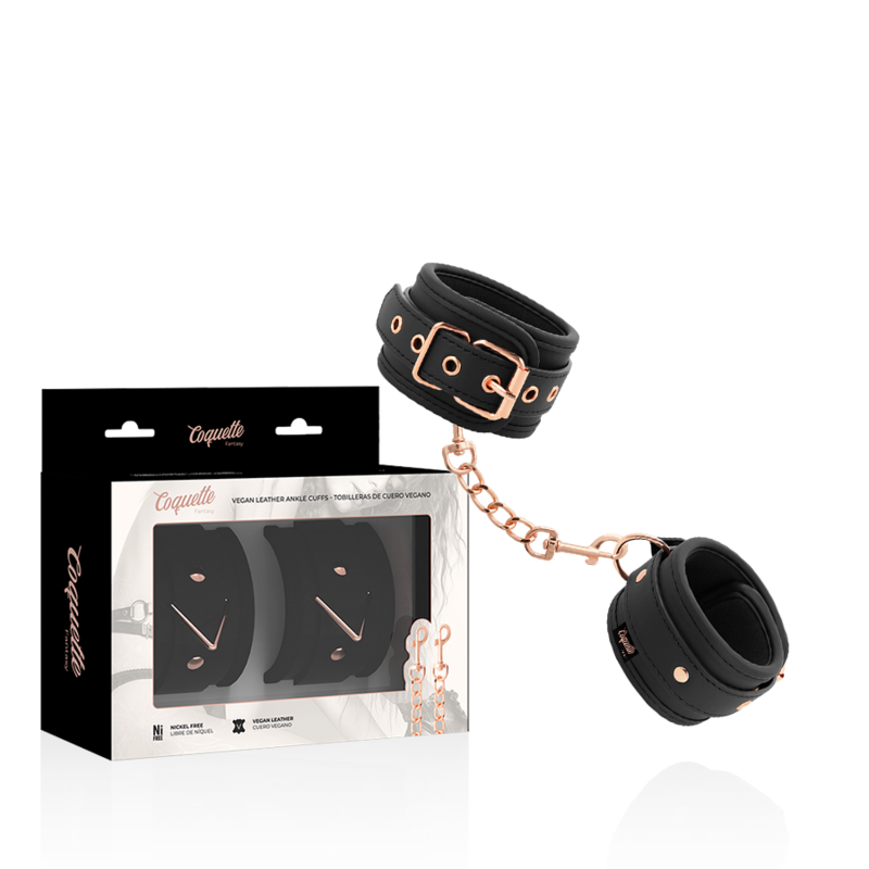 Close-up das Algemas de Punho e Tornozelo COQUETTE CHIC DESIRE FANTASY com Forro de Neoprene.