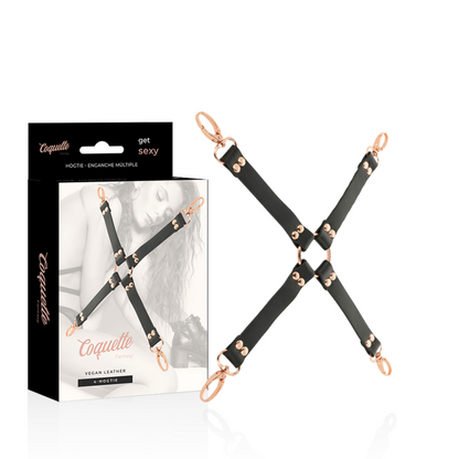 Coquette Chic Desire - Corbata de fantasía de cuero vegano