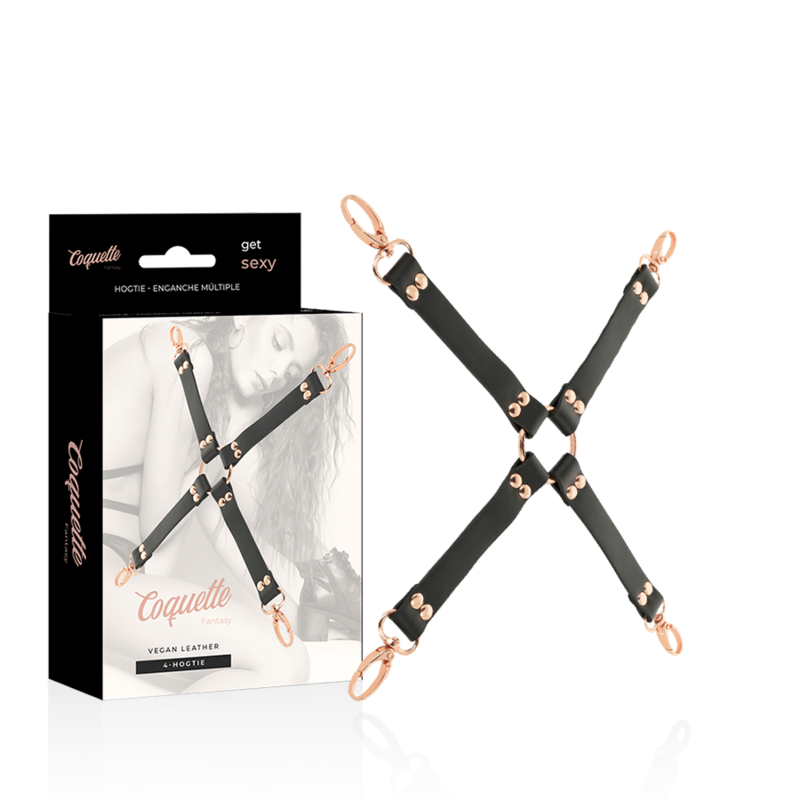 Coquette Chic Desire - Corbata de fantasía de cuero vegano
