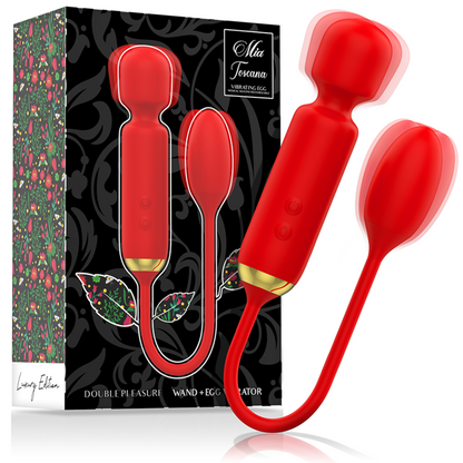 MIA - Varita de doble placer toscana + huevo vibrador