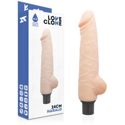 LOVECLONE - VIBRADOR AUTOLUBRICANTE HARALD 24 CM -O- 4 CM
