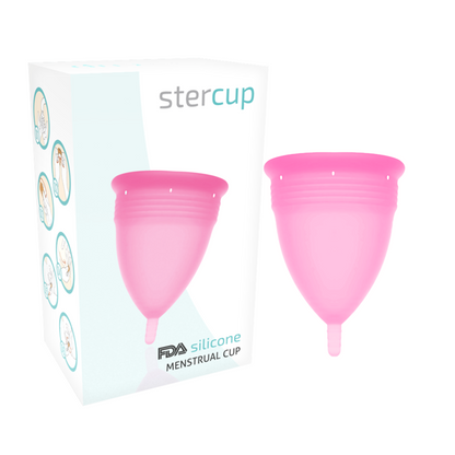 STERCUP - Copa menstrual de silicona FDA rosa - Talla S