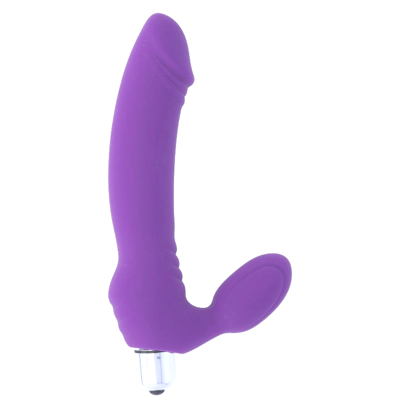 Vibrador INTENSE Açúcar de silicone lilás com 7 velocidades.