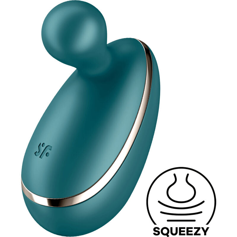 Satisfyer Spot On 1 Vibrador Clitoriano Verde, com ponta direcionada e design ergonómico.