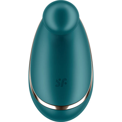 Satisfyer Spot On 1 Vibrador Clitoriano Verde, com ponta direcionada e design ergonómico.