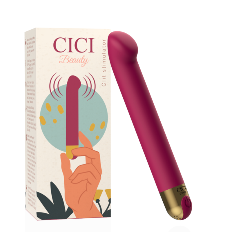 CICI BEAUTY Estimulador de Clitóris Premium Silicone Vibratório, design ergonómico e suave.
