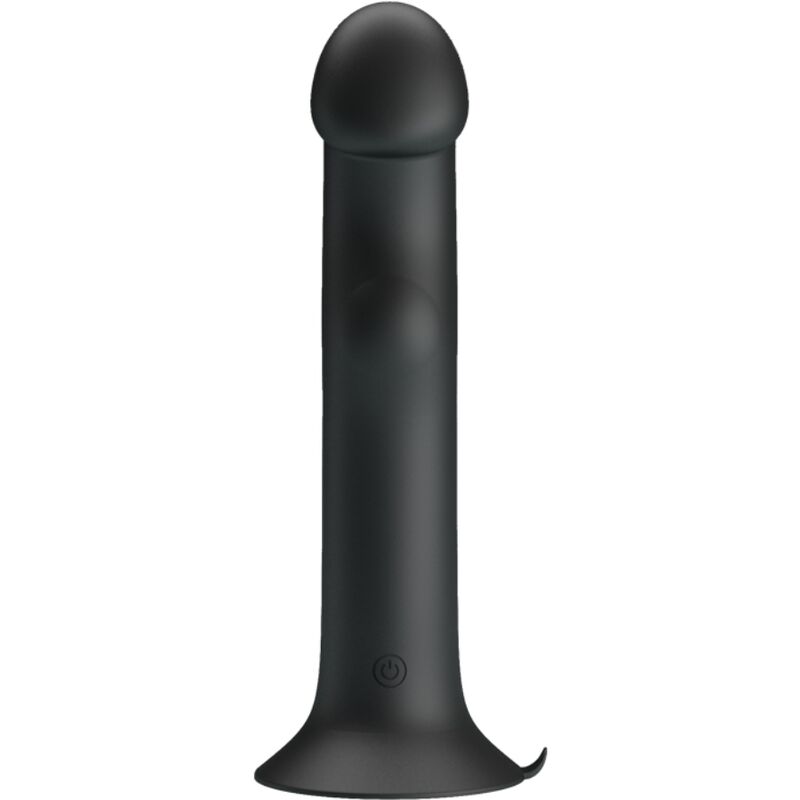 PRETTY LOVE Murray Black Vibrador e Sucção Clitórica com Ventosa para prazer versátil