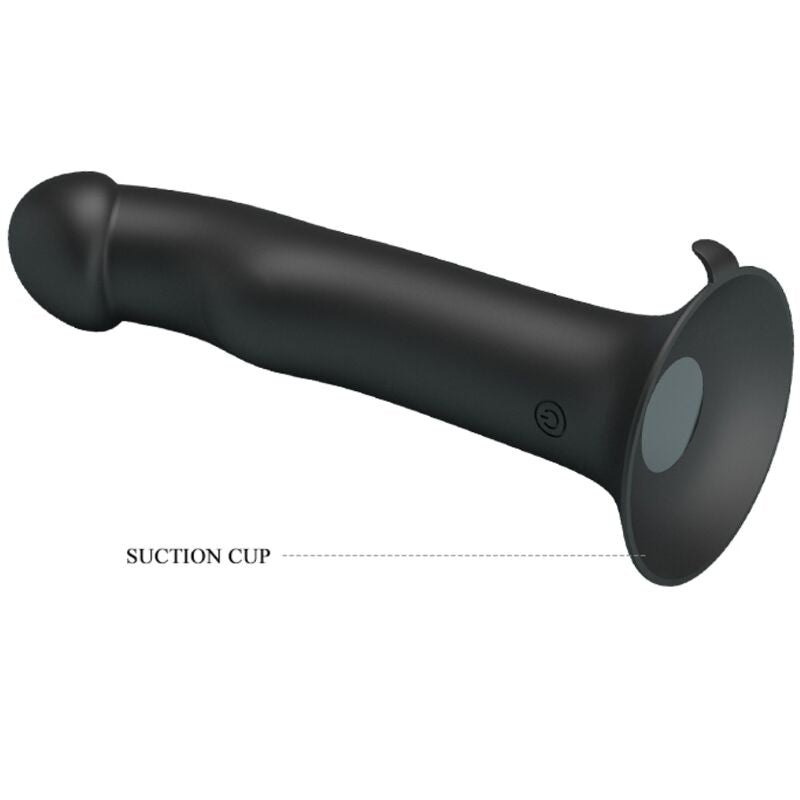 PRETTY LOVE Murray Black Vibrador e Sucção Clitórica com Ventosa para prazer versátil