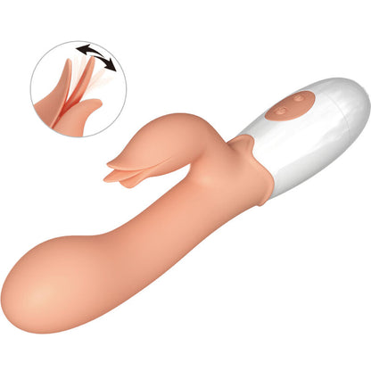 Vibrador PRETTY LOVE Bloody Mary com duplo estimulador para prazer G-Spot e clitoriano.