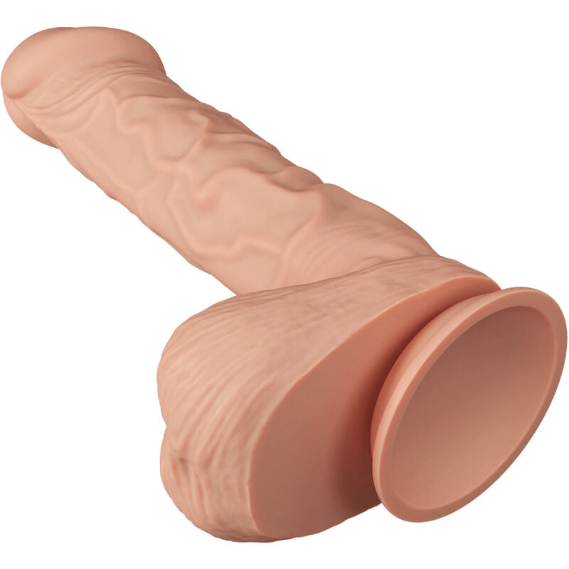BERGRISI Dildo Realístico Flexível 26 CM Natural com Ventosa