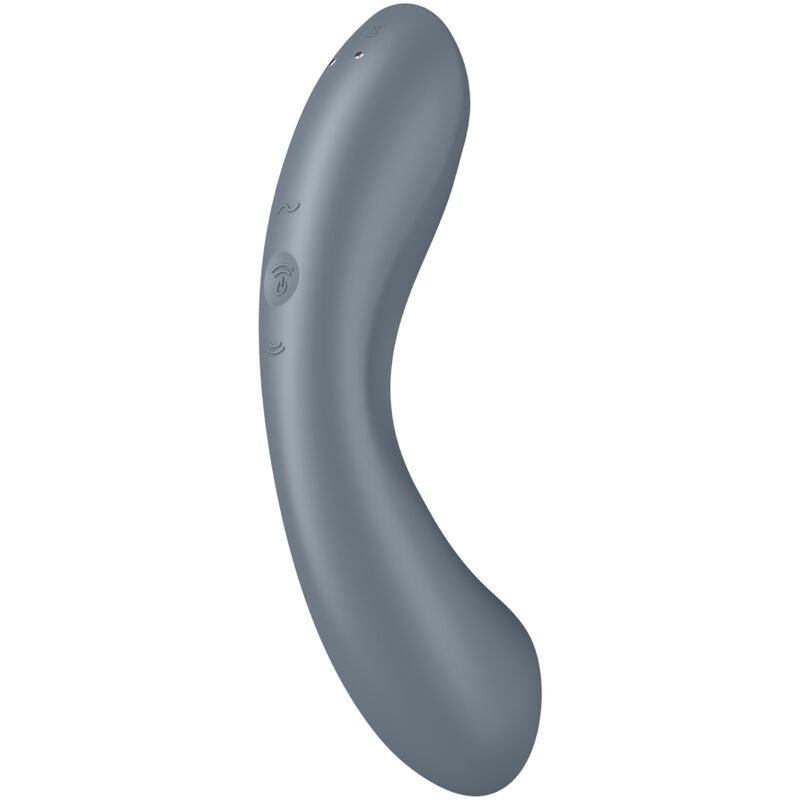 Satisfyer Curvy Trinity 1 Air Pulse Vibration Vermelho, um vibrador e estimulador multifunções.
